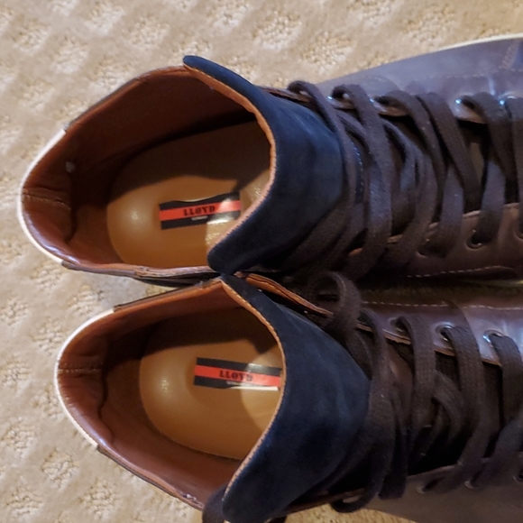 Men's Lloyd High Top Leather Sneaker these are 12s but fit like a 13!!NO BOX - Picture 5 of 9